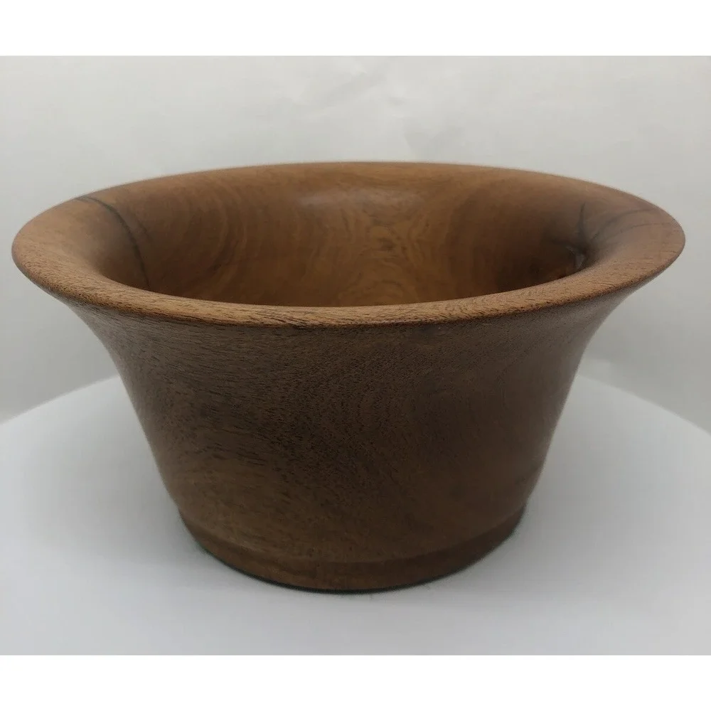 Hand Carved Wood Bowl 3